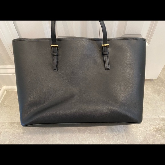 Jet Set Travel Medium Saffiano Leather Top-Zip Tote Michael Kors - Picture 2 of 8